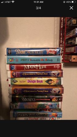 VHS Children’s Movies