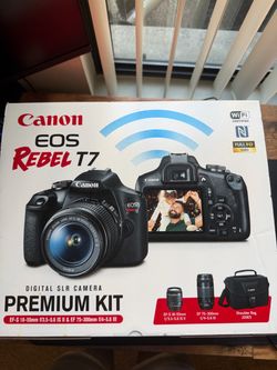 Canon EOS Rebel T7 DSLR Premium Kit