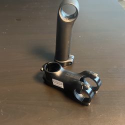 Bontrager Seat Post And 80 mm Stem For Roadbike