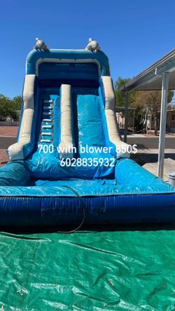 Water Slide With Pool