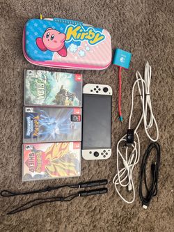Nintendo Switch OLED Bundle with Games and Accessories