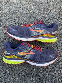 Brooks Ravenna 6 Skydiver/Red Orange-Cyber Size 11.5M 13W