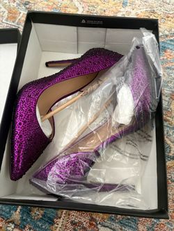 Size 8 sexy purple heels
