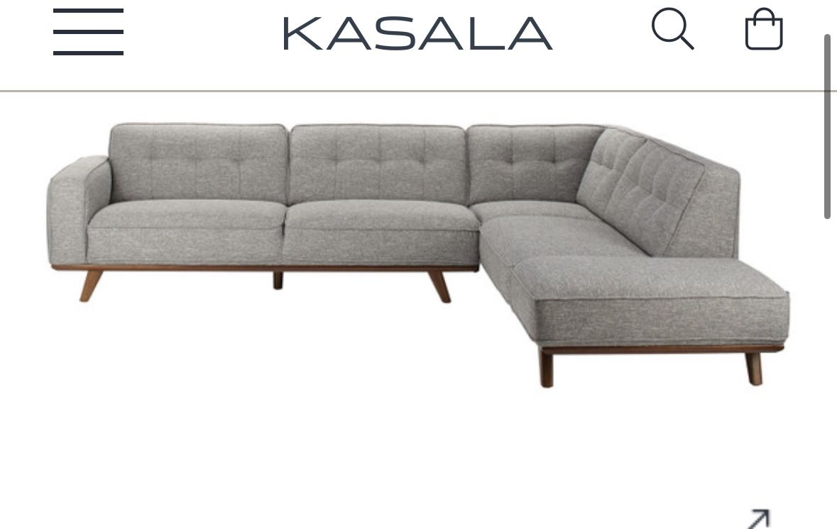 Kasala Gray Sectional