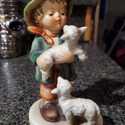 Ceramic Shepherd Boy Statue