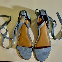 Blue Luxurious Heels Women Size 8