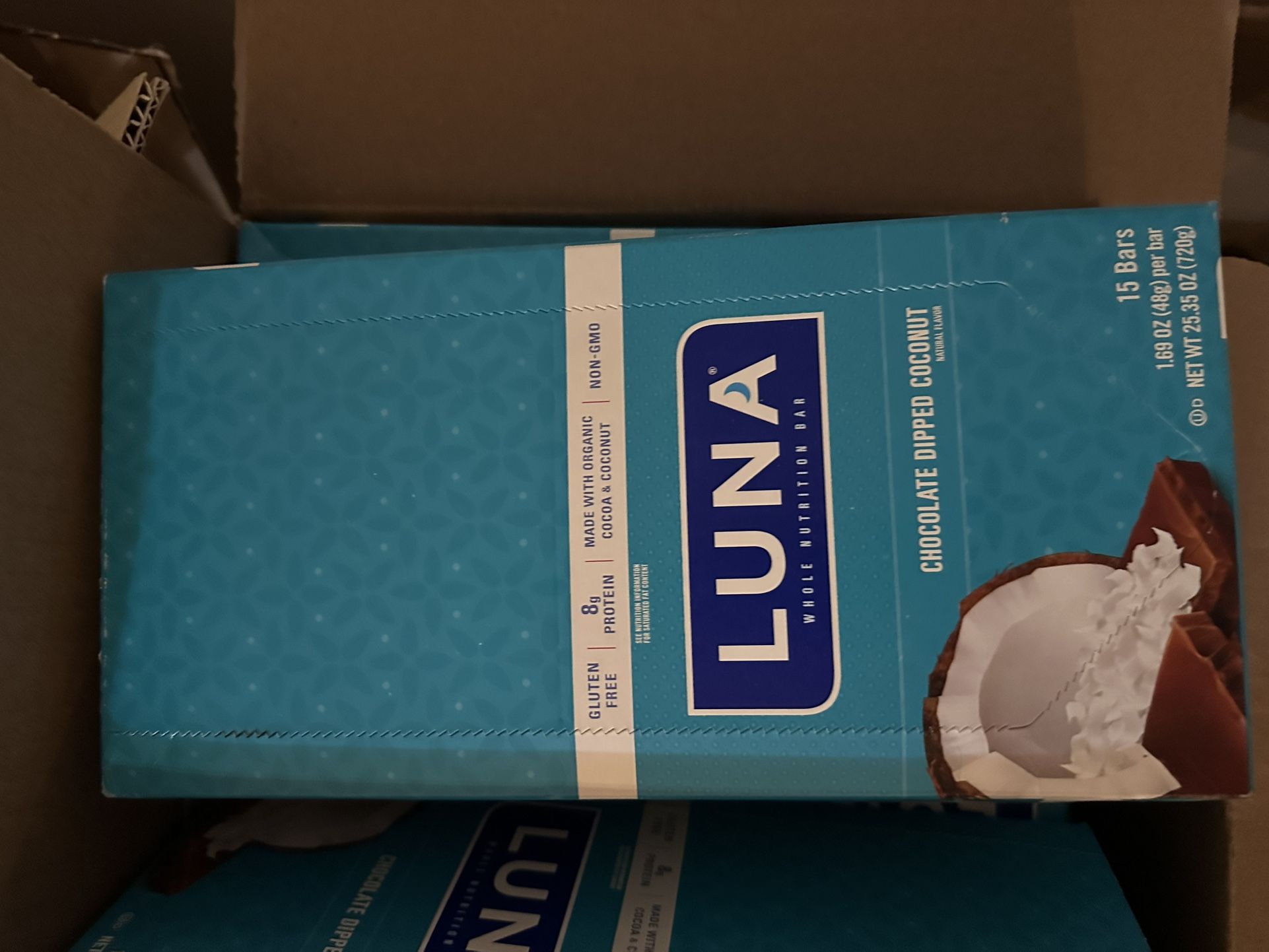 Cliff Luna Bars Chocolate Coconut