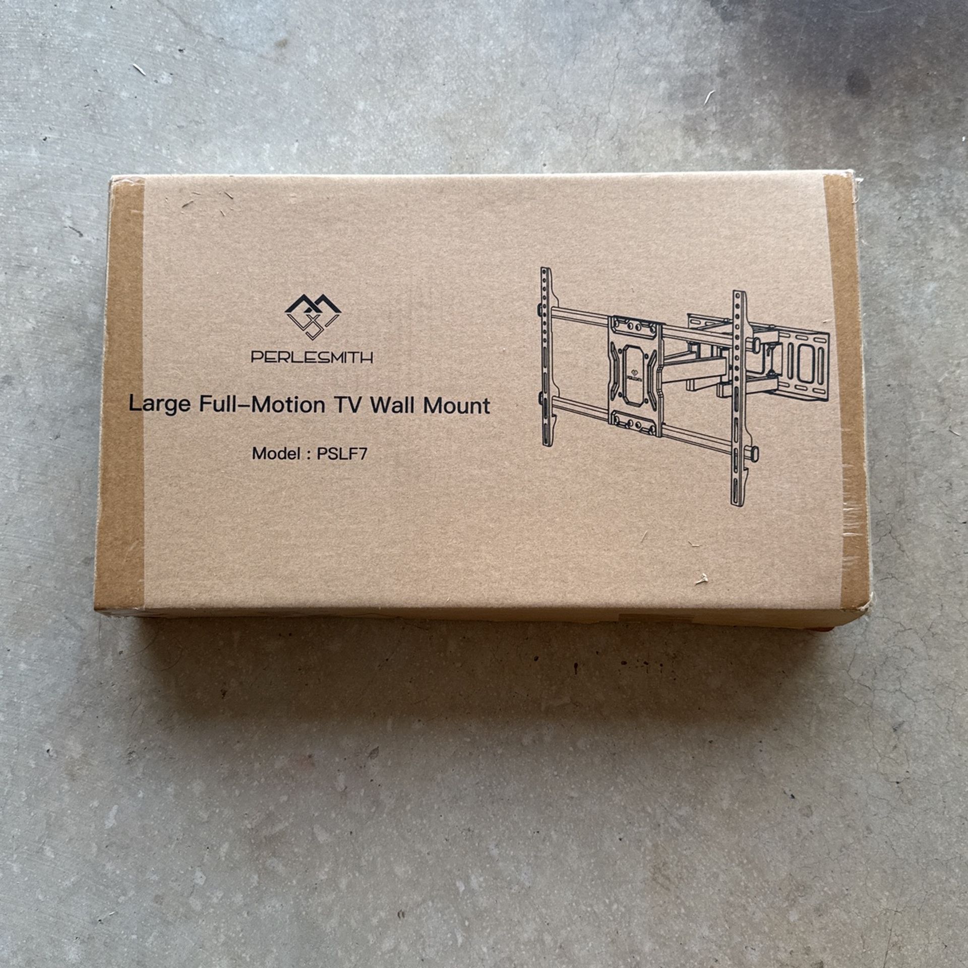 Perlesmith Large Full-motion Tv Wall Mount