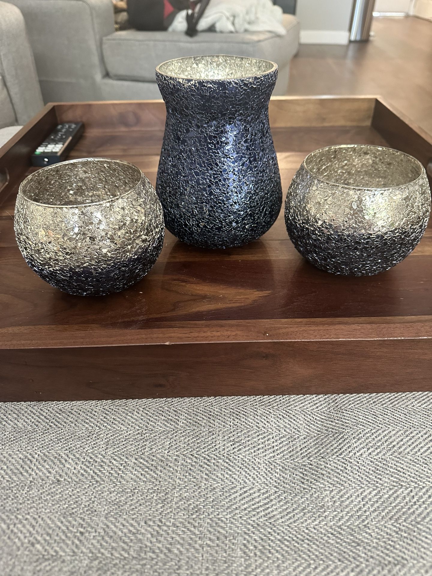 Mirror Vases - Set Of 3