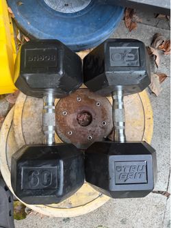 60lbs Dumbells