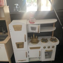 Two Kitchen Play Sets 