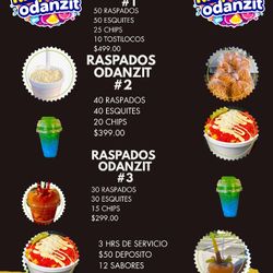 RASPADOS TOSTILOCOS TOSTIESQUITES MANGONEADAS 