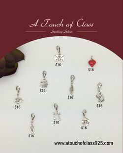 ACTS 925 Silver Charms and Bracelets