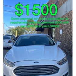 2016 Ford Fuison No Credit Check No Requirements 