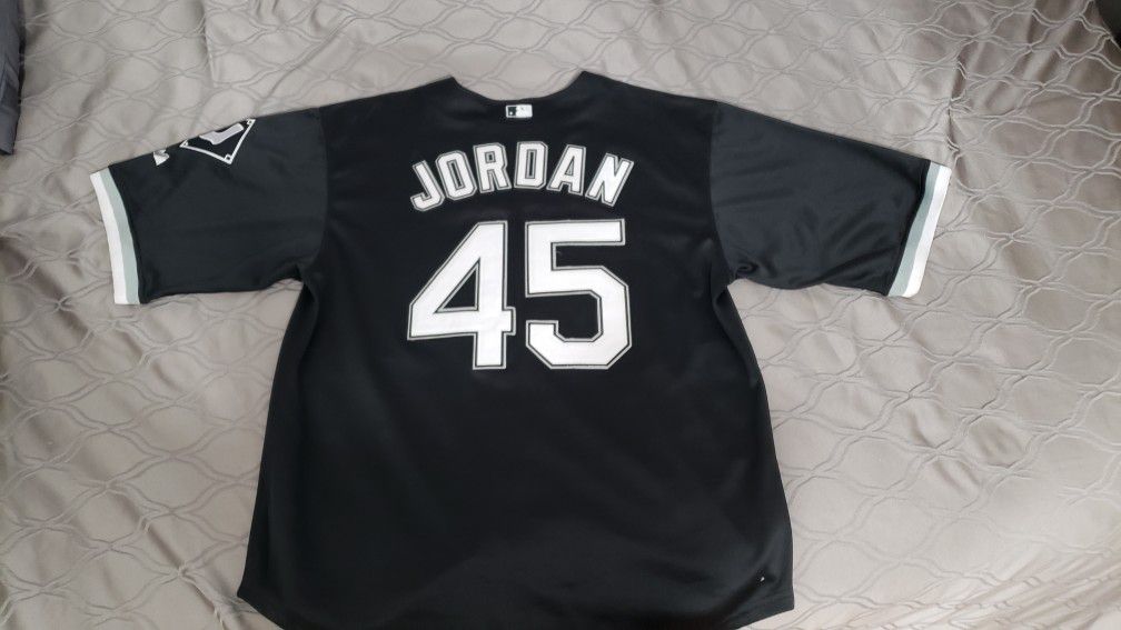 Chicago White Sox #45 Michael Jordan Embroidered Grey MLB …