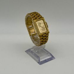 Longines Vintage Gold Plated Rectangular Watch