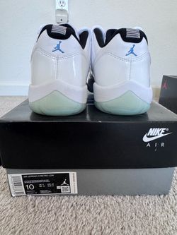 Jordan 11 Retro Low “Legend Blue” 2021 - USED LIKE NEW size 10