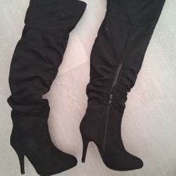 Size 7 Heel Knee High Boots