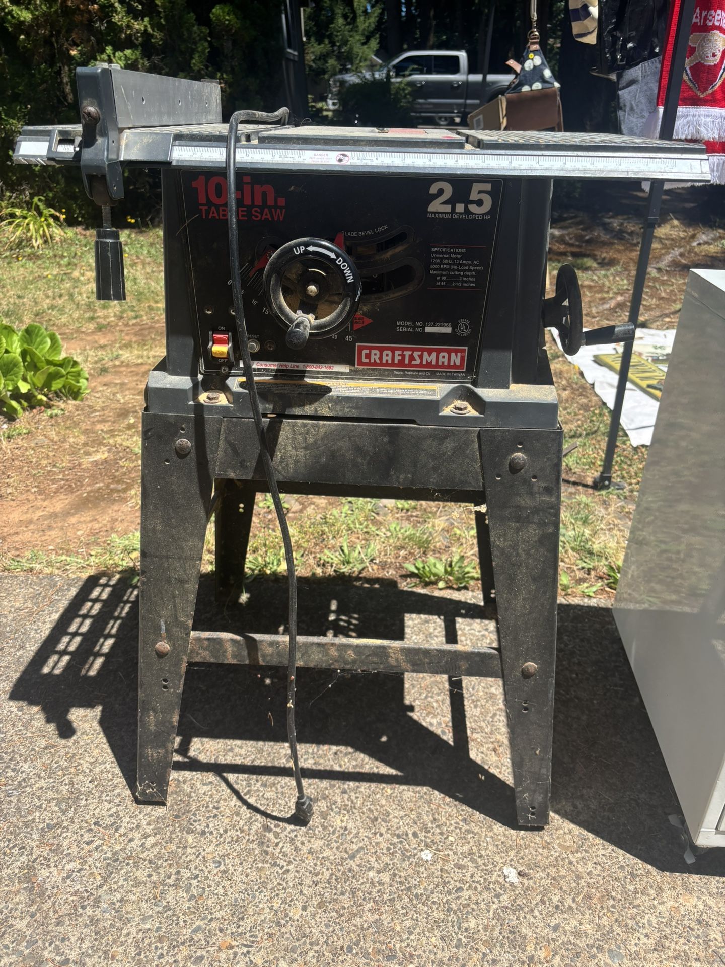 Craftsman Table Saw