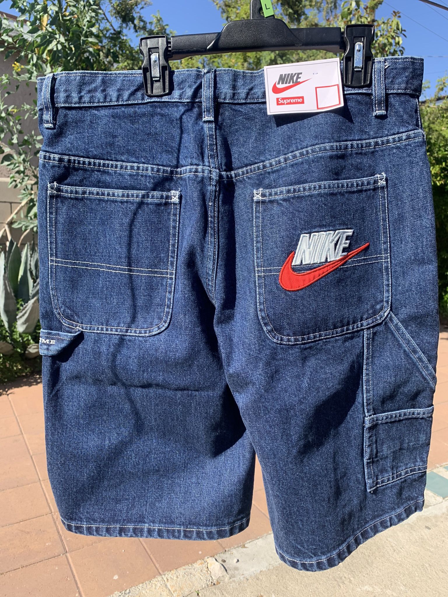 SUPREME Nike Denim Short (Indigo) Size: 30