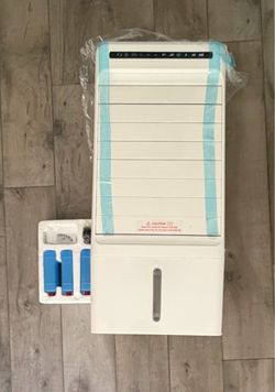 3 in 1 Evaporative Air Cooler Portable Air Cooling Fan with Fan White