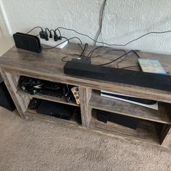 Tv Stand Any Size Large Brown Cubby 