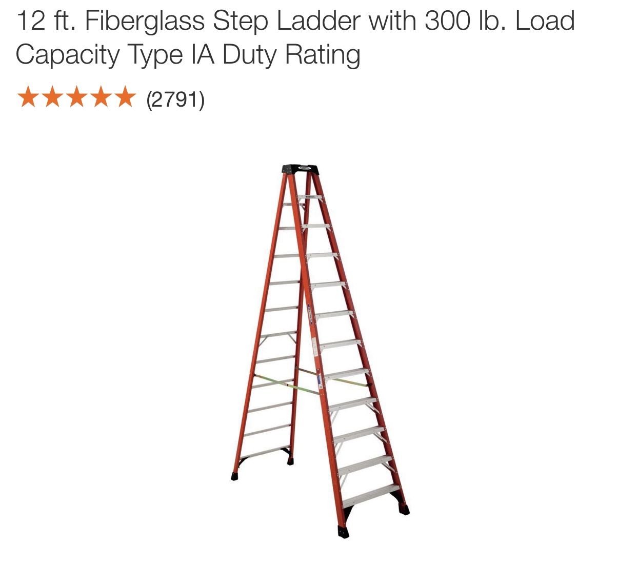 12 ft. Step Ladder Werner