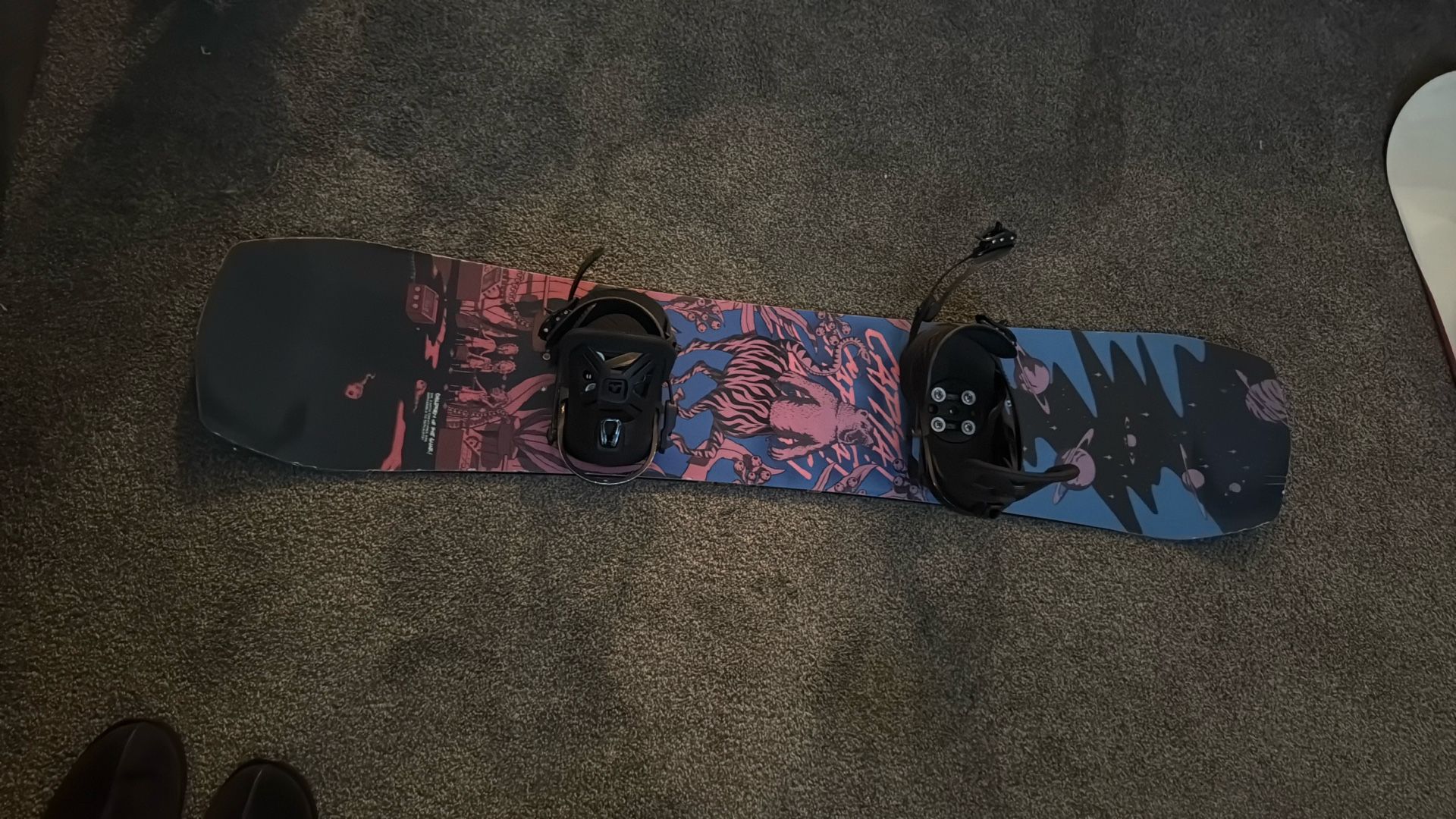 Lib Tech T. Rice Pro Board With Union bindings.