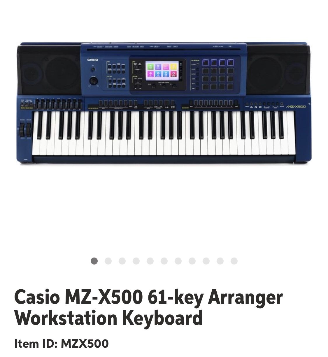 New Casio MZ-X500 61-key Keyboard Arranger