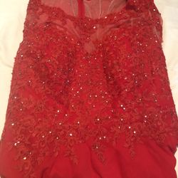 Formal Red Dress 26W