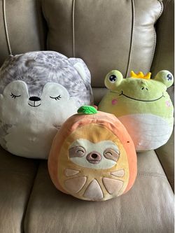 Squishmallow Plush Bundle Set of 3
