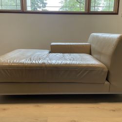 IKEA Faux Leather Chaise