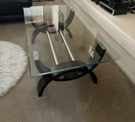 Glass Table Set For Living Room