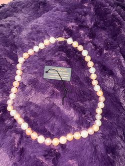 14K Gold Freshwater Pearl Necklace