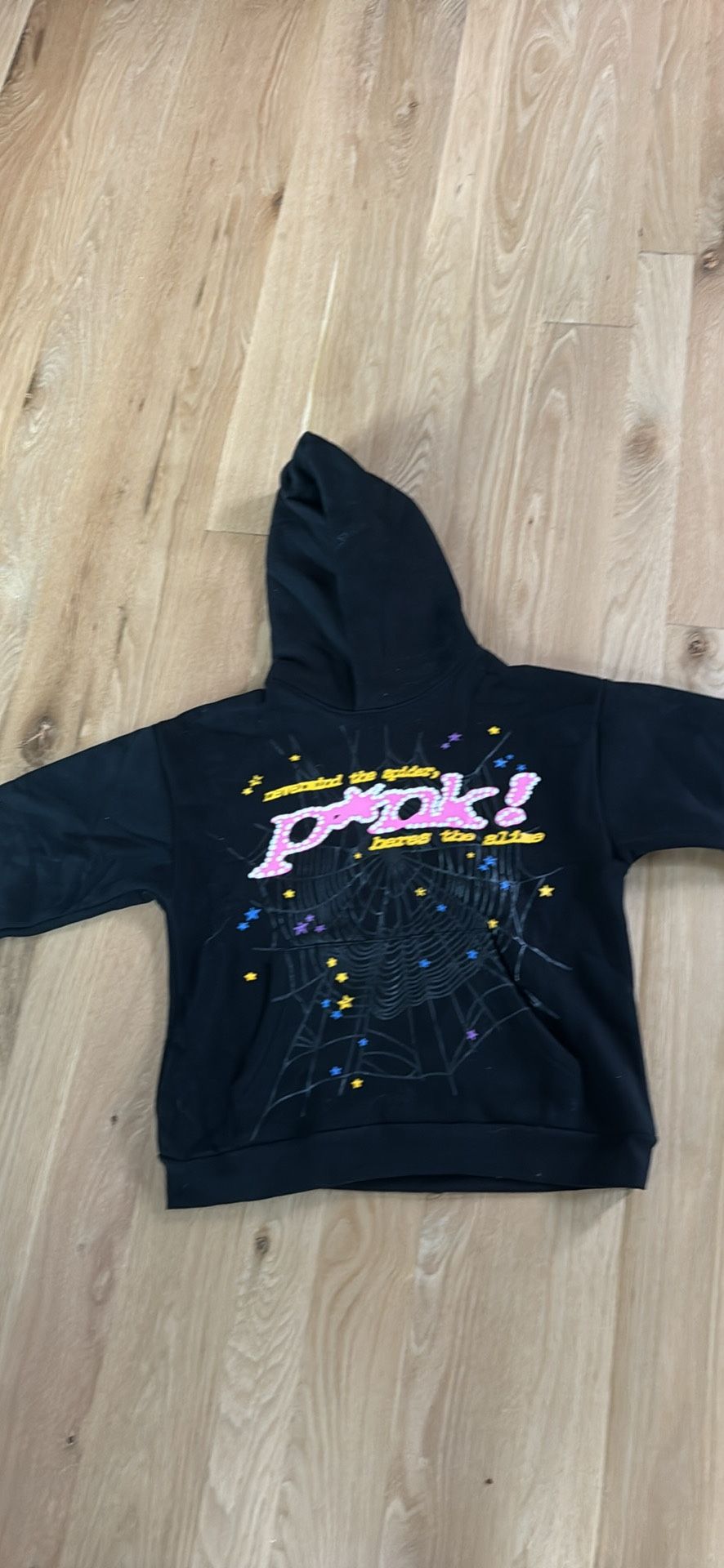 Spider Hoodie Black