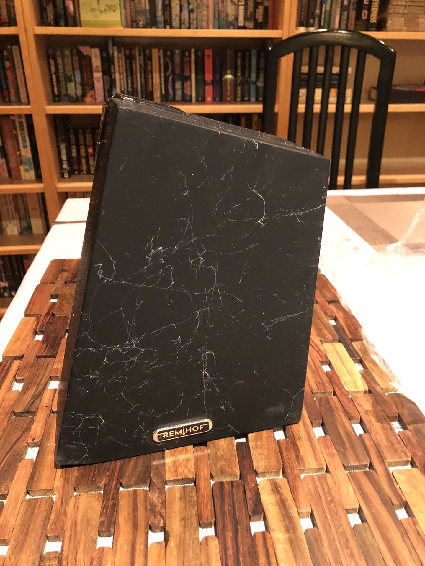 Reminof wood knife holder block without knives