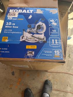 Kobalt sliding 10” miter saw