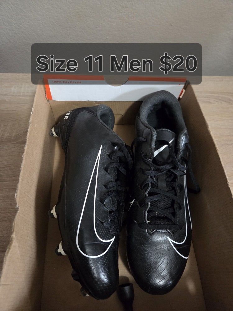 Soccer Cleats Size 11 Men Used Only Once 