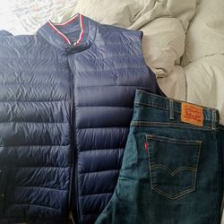 Authentic Polo Vest/Levi Jeans