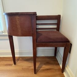 Antique phone table