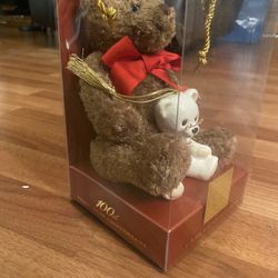 Lenox American Bears plush teddy and ornament, Teddy Bear 100th Anniversary