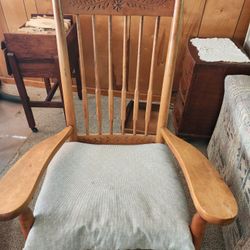 Super comfortable maple rocking chair