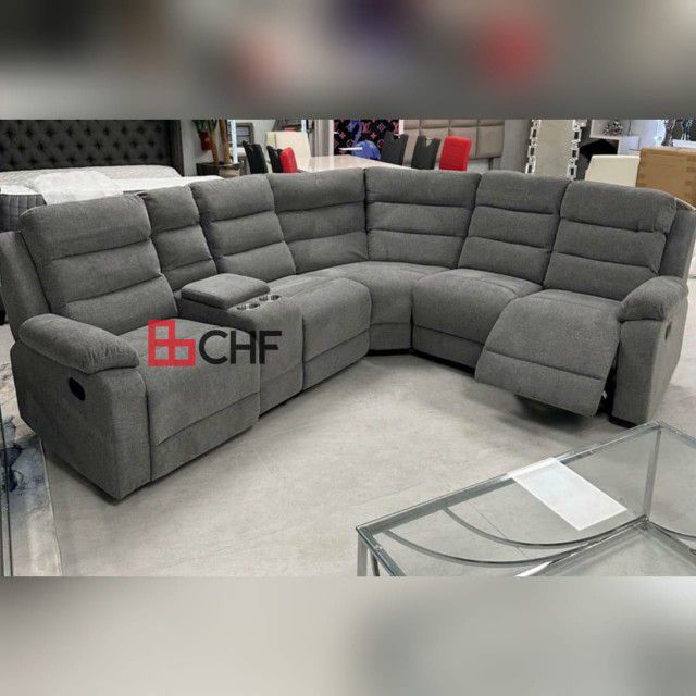 Comfortable Livingroom reclining sectional sofa