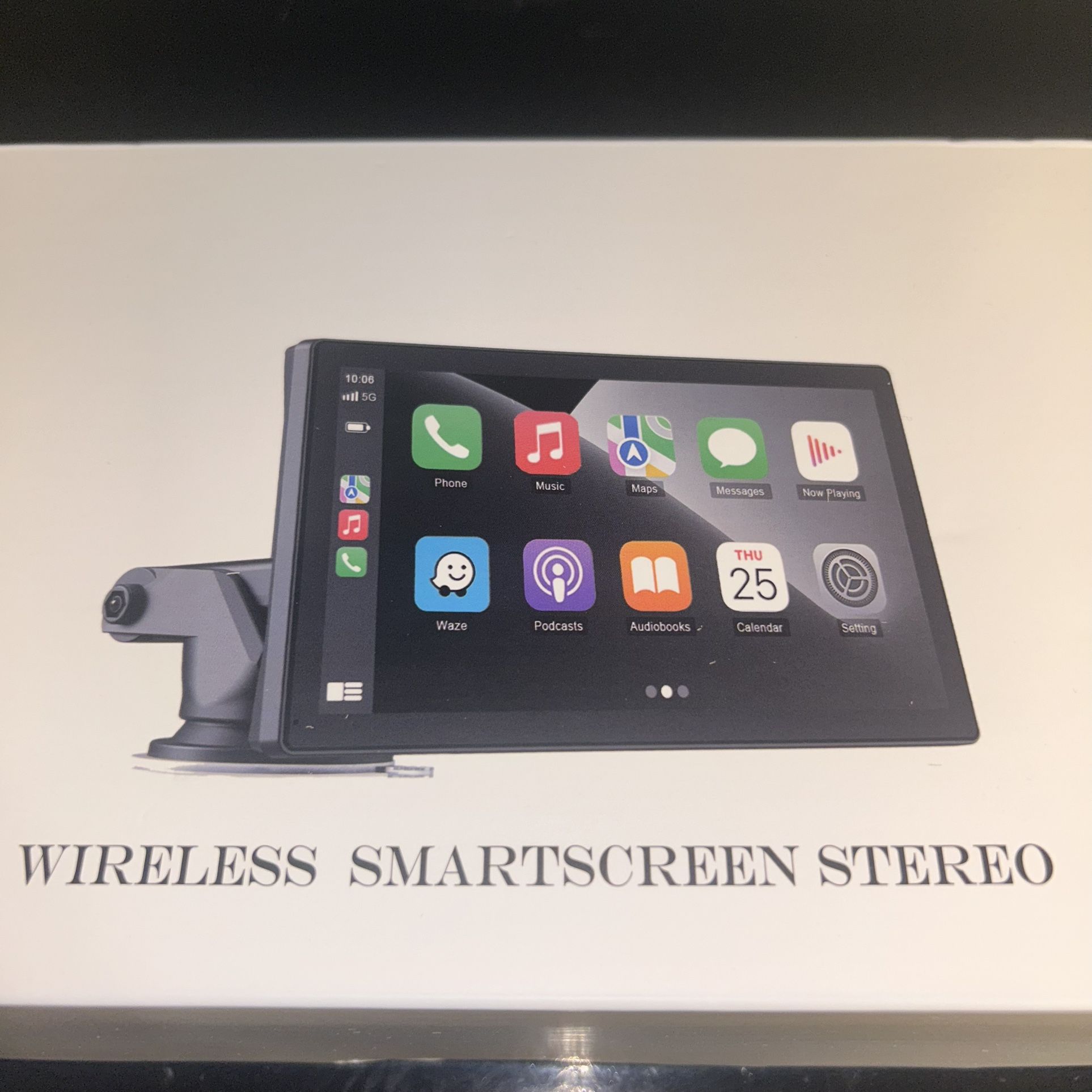 BRAND NEW apple car play touchscreen radio w/ back up camera, dash cam