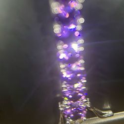 Purple Silver CZ AAA+ Bracelets 7inch