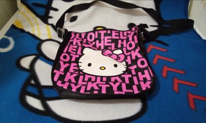Hello Kitty black and pink hand bag