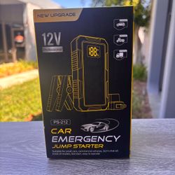 12 volt professional jump start with light and can be used as a power bank for portable devices