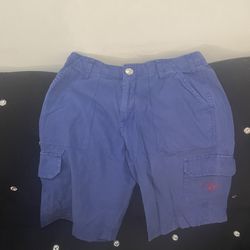 True Religion Blue Shorts