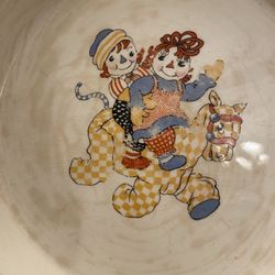 Raggedy Ann and Andy Plate