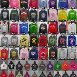 Sp5der Hoodies (all Colors And Sizes)